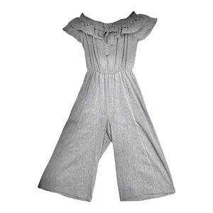 ✨ Blue Ruffled Jumpsuit – Size S ✨